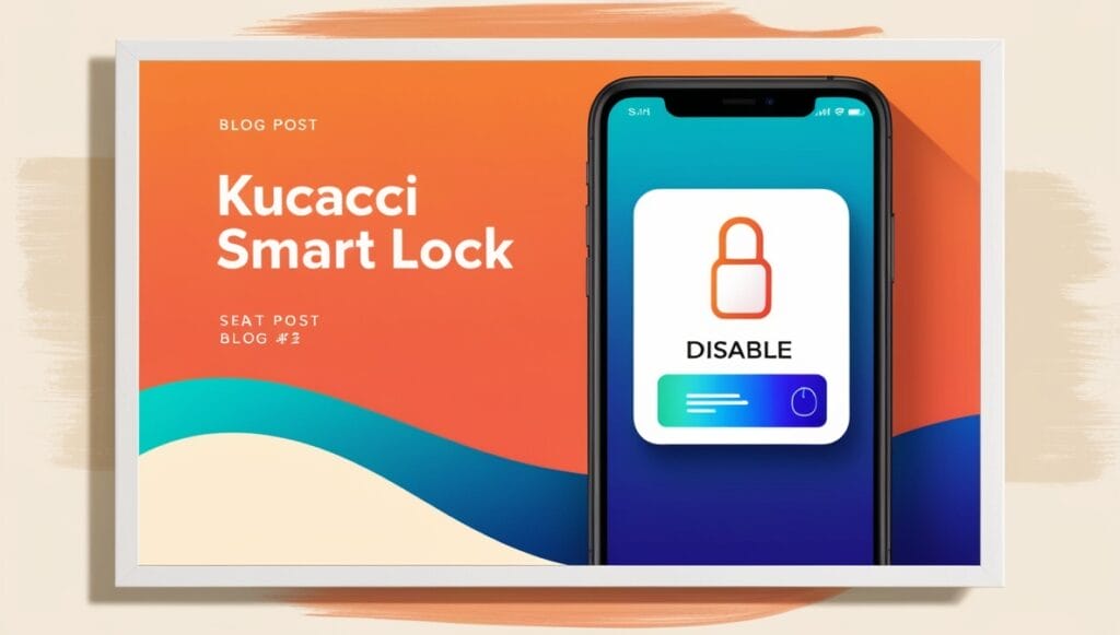 how to disable kucacci smart lock app