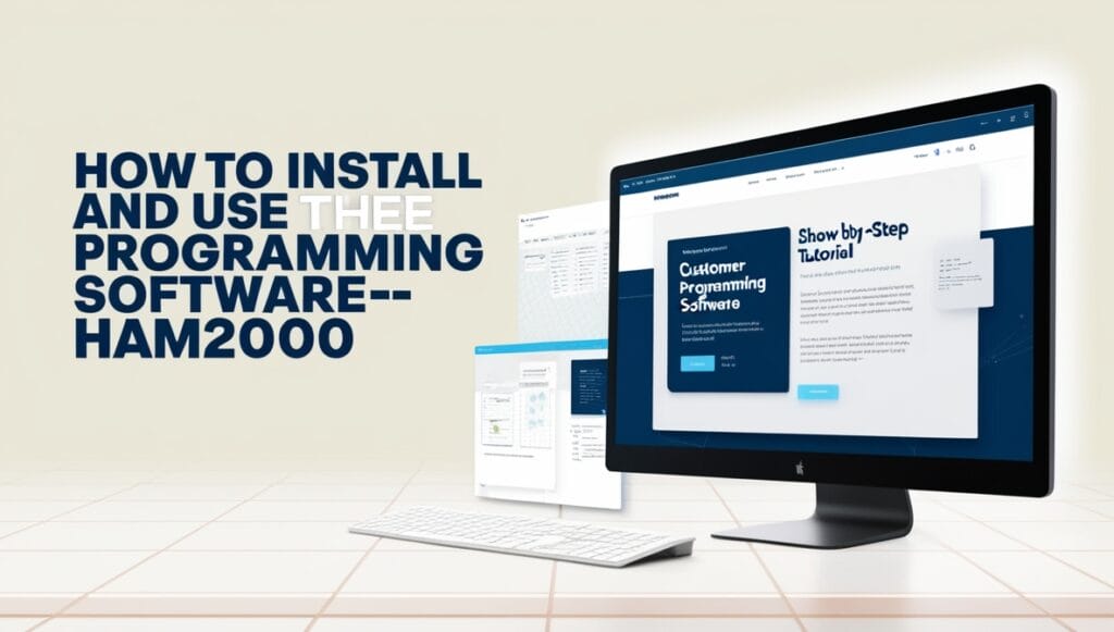 customer programing software-ham2000