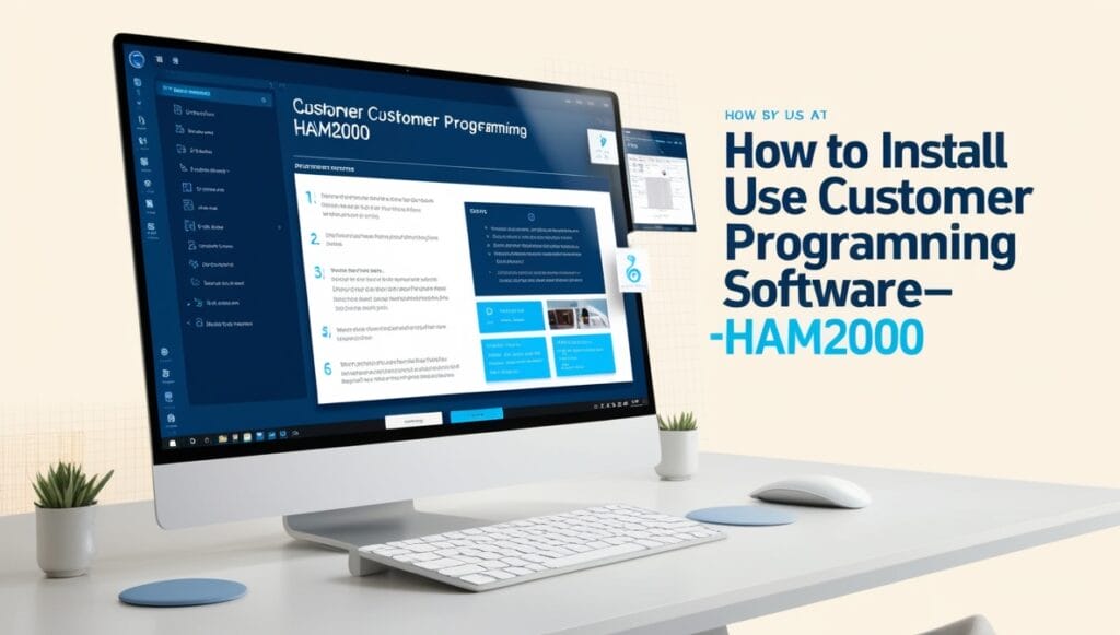 customer programing software-ham2000