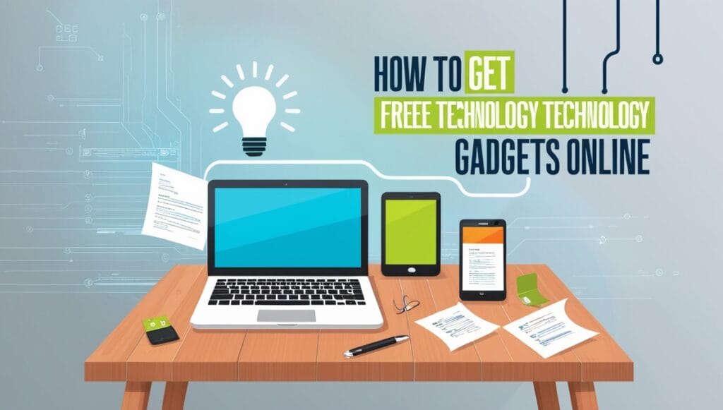 How to get free technology gadgets online